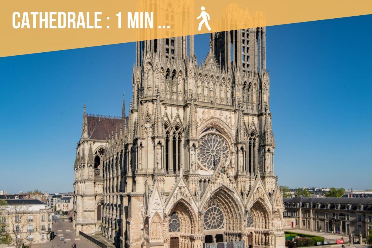 So Guest, Clou Dans Le Fer, Modern Suite Near Cathedral Reims Exterior photo